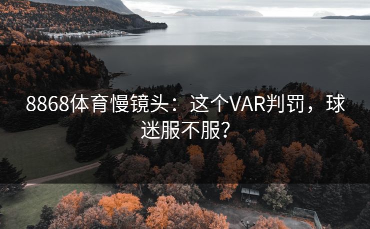 8868体育慢镜头：这个VAR判罚，球迷服不服？